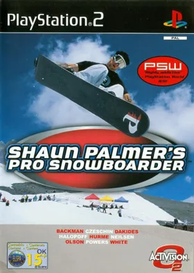 Shaun Palmer's Pro Snowboarder box cover front